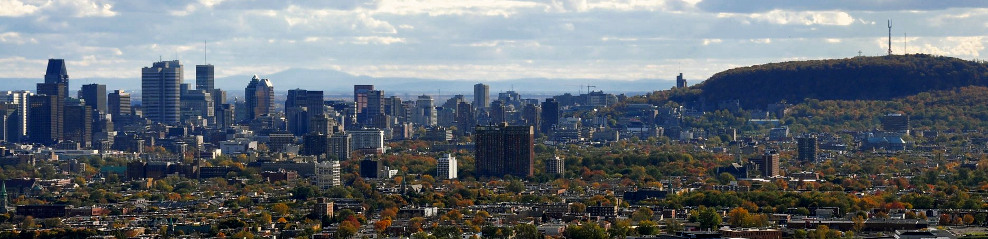 Vue de Montréal depuis la tour du Stade Olympique (Crédit photo: Abdallah Hussein)